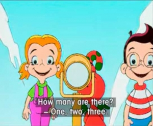 Gogo loves English. 09. How many are there? / Сколько здесь?